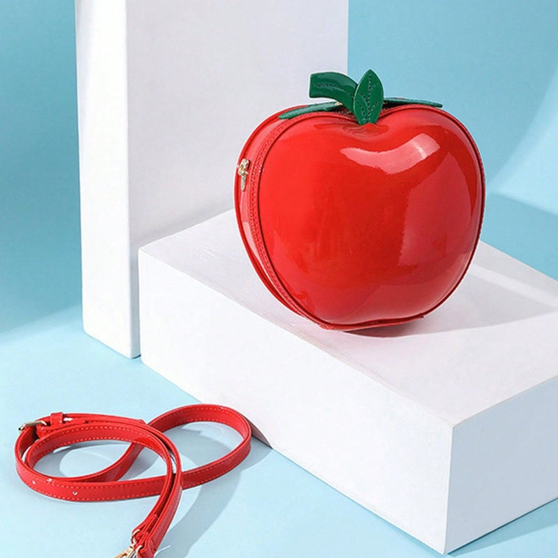Creative-shaped Apple Lightweight Phone And Makeup Bag